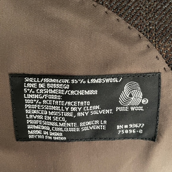 Stafford Exclusive Brown Men’s Blazer - Picture 3 of 3